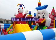 मिकी माउस और डोनाल्ड डक के साथ Inflatable डिज्नी मनोरंजन पार्क