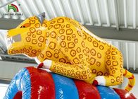 स्लाइड के साथ कॉम्बो कार जम्पर Inflatable कूदते महल उछाल हाउस को उड़ाएं