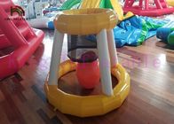 मजेदार वायुरोधी फ्लोटिंग बास्केटबॉल खेल मनोरंजन पार्क के लिए Inflatable पानी के खिलौने
