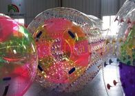 पानी का खेल आग से रंगीन Inflatable पानी रोलिंग खिलौना - प्रतिरोध 1.0 मिमी पीवीसी / TPU