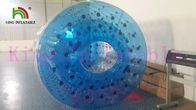 शानदार डिजाइन ब्लू Inflatable पानी के खिलौने, PLATO पीवीसी पानी रोलिंग खेल गेंद