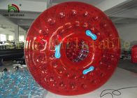 वॉटर पार्क के लिए पारदर्शी Inflatable पानी खिलौना, रंगीन पीवीसी / TPU चलना रोलर