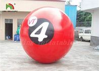 मुद्रण के साथ पानी की गेंद पर लाल 0.8 मिमी पीवीसी / पीटीयू 2 मीटर व्यास वाला Inflatable चलना