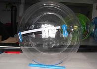 पारदर्शी परिवार मनोरंजन Inflatable पानी की गेंद पर चलना 1.0 मिमी पीवीसी / PTU गेंद