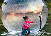 पारदर्शी परिवार मनोरंजन Inflatable पानी की गेंद पर चलना 1.0 मिमी पीवीसी / PTU गेंद