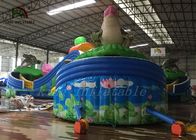 मजेदार बड़े Inflatable पानी पार्क, बच्चे फ्लोटिंग खेल के मैदान EN71-2-3 प्रमाण पत्र