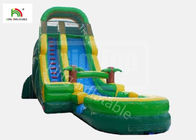 12 सीढ़ी Inflatable पानी पर्ची और स्लाइड के साथ पूल पीवीसी तिरपाल EN14960