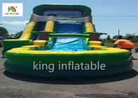 12 सीढ़ी Inflatable पानी पर्ची और स्लाइड के साथ पूल पीवीसी तिरपाल EN14960
