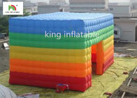 वाणिज्यिक के लिए EN14960 इंद्रधनुष Inflatable घटना तम्बू 4 मीटर रंगीन ऑक्सफोर्ड