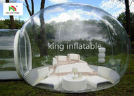 आउटडोर कैम्पिंग किराए के लिए सुरंग के साथ 4.5 मीटर पारदर्शी Inflatable बुलबुला तम्बू