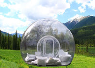 आउटडोर कैम्पिंग किराए के लिए सुरंग के साथ 4.5 मीटर पारदर्शी Inflatable बुलबुला तम्बू