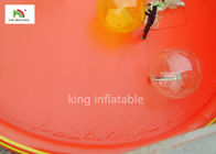 वयस्क व्यावसायिक गतिविधि के लिए वयस्कों के लिए लाल बड़े Inflatable स्विमिंग पूल