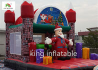 क्रिसमस Inflatable सांता कूदते महल रंगीन ऑक्सफोर्ड यूवी - सबूत