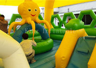 0.55 पीवीसी तिरपाल बाउंसर कैसल आउटडोर Inflatable मनोरंजन पार्क