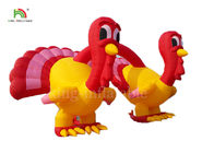 लाल और पीले रंग की Inflatable तुर्की मेहराब क्रिसमस धन्यवाद संवर्धन विज्ञापन