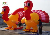लाल और पीले रंग की Inflatable तुर्की मेहराब क्रिसमस धन्यवाद संवर्धन विज्ञापन