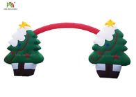 EN14960 Inflatable विज्ञापन उत्पाद 11 * 5 मी क्रिसमस ट्री आर्च सांता को उड़ाएं