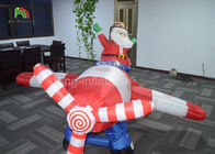 अनुकूलित आकार प्रचारक Inflatable स्थायी क्रिसमस सांता क्लॉस आउटडोर विज्ञापन