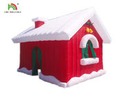 5 * 4 * 4 मीटर Inflatable विज्ञापन उत्पाद महोत्सव सजावट क्रिसमस रेड हाउस तम्बू