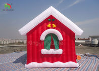 5 * 4 * 4 मीटर Inflatable विज्ञापन उत्पाद महोत्सव सजावट क्रिसमस रेड हाउस तम्बू