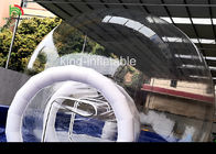 पीवीसी तिरपाल Inflatable स्पष्ट बुलबुला तम्बू होटल 4 मीटर व्यास के लिए