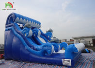 शार्क मॉडल Inflatable सूखी स्लाइड वयस्कों समुद्र तट 2 साल की वारंटी के लिए खेलते हैं