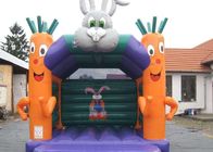 पार्टी में गाजर और खरगोश 4X4M के साथ छोटे बच्चों Inflatable कूद महल का इस्तेमाल किया