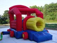 स्लाइड पीवीसी पीवीसी तिरपाल के साथ बच्चों के Inflatable महल वाणिज्यिक मिनी उछाल सदनों