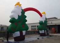 पार्टी क्रिसमस ट्री सजावट Inflatable मेहराब घटना स्नोफ्लेक