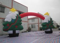 पार्टी क्रिसमस ट्री सजावट Inflatable मेहराब घटना स्नोफ्लेक