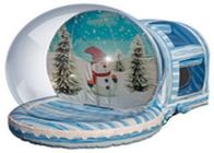 यूवी प्रूफ विज्ञापन क्रिसमस 2.5 मीटर Inflatable हिमपात ग्लोब बॉल