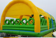 नए डिजाइन वाणिज्यिक आउटडोर बच्चों को कवर तम्बू के साथ Inflatable मनोरंजन पार्क