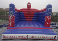बच्चों के पीवीसी तिरपाल के लिए आउटडोर स्पाइडरमैन Inflatable कूदते महल उछालभरी महल