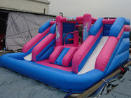 बच्चों के लिए पूल के साथ आउटडोर मनोरंजन पार्क काले रंग की Inflatable पानी स्लाइड