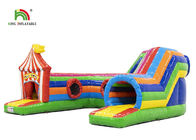 0.55 मिमी प्लेटो पीवीसी Inflatable उछाल वाले महल स्लाइड के लिए पार्टी रेंटल के साथ