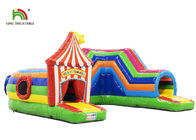 0.55 मिमी प्लेटो पीवीसी Inflatable उछाल वाले महल स्लाइड के लिए पार्टी रेंटल के साथ