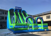 0.55 मिमी उच्च वाणिज्यिक पार्क Inflatable पानी स्लाइड खेल खेल