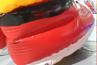 EN14960 रंगीन पीवीसी फायर रिटार्डेंट इन्फ्लेटेबल रनिंग शूज़