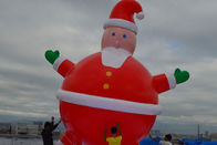 आउट डोर विज्ञापन के लिए कस्टम जाइंट इन्फ्लेटेबल क्रिसमस हीलियम गुब्बारे