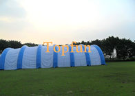सफेद और नीले अद्भुत डिजाइन लॉन Inflatable आउटडोर शादी की पार्टी तम्बू