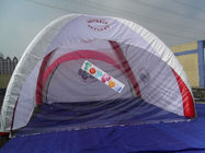 6M पीवीसी वायुरोधी फ्रेम ट्यूब दीवारों के साथ Inflatable घटना स्पाइडर तम्बू