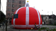 कपड़े आउटडोर Inflatable डोम तम्बू, लाल Inflatable पदोन्नति हवा तम्बू चित्रा