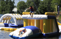 ग्रीष्मकालीन 0.9 मिमी पीवीसी तिरपाल Inflatable जल बाधा
