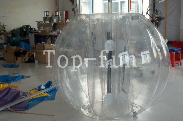 मनोरंजन पार्क खेलों के लिए वाणिज्यिक Inflatable बॉडी बबल बॉल / मानव हम्सटर बॉल्स
