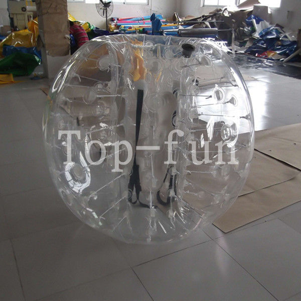 कोई विषाक्तता बड़े inflatable पेट बम्पर गेंद, बच्चों के लिए ब्लू Inflatable खिलौना बुलबुला बम्पर गेंदों