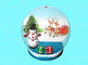 King Inflatable Advertising 3m Merry Christmas Snow Globe Balloon