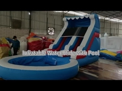 पूल के साथ किंग25 inflatable पानी स्लाइड