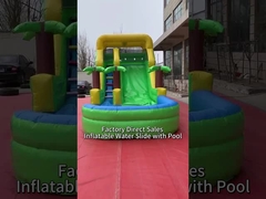 सस्ती कीमत कमर्शियल ग्रेड पीवीसी पूल के साथ inflatable पानी स्लाइड