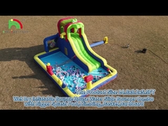 king75 inflatable वाटर स्लाइड