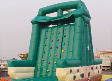 वाणिज्यिक के लिए डबल सिलाई Inflatable चढ़ाई दीवारों / रॉक क्लाइम्बिंग दीवारों